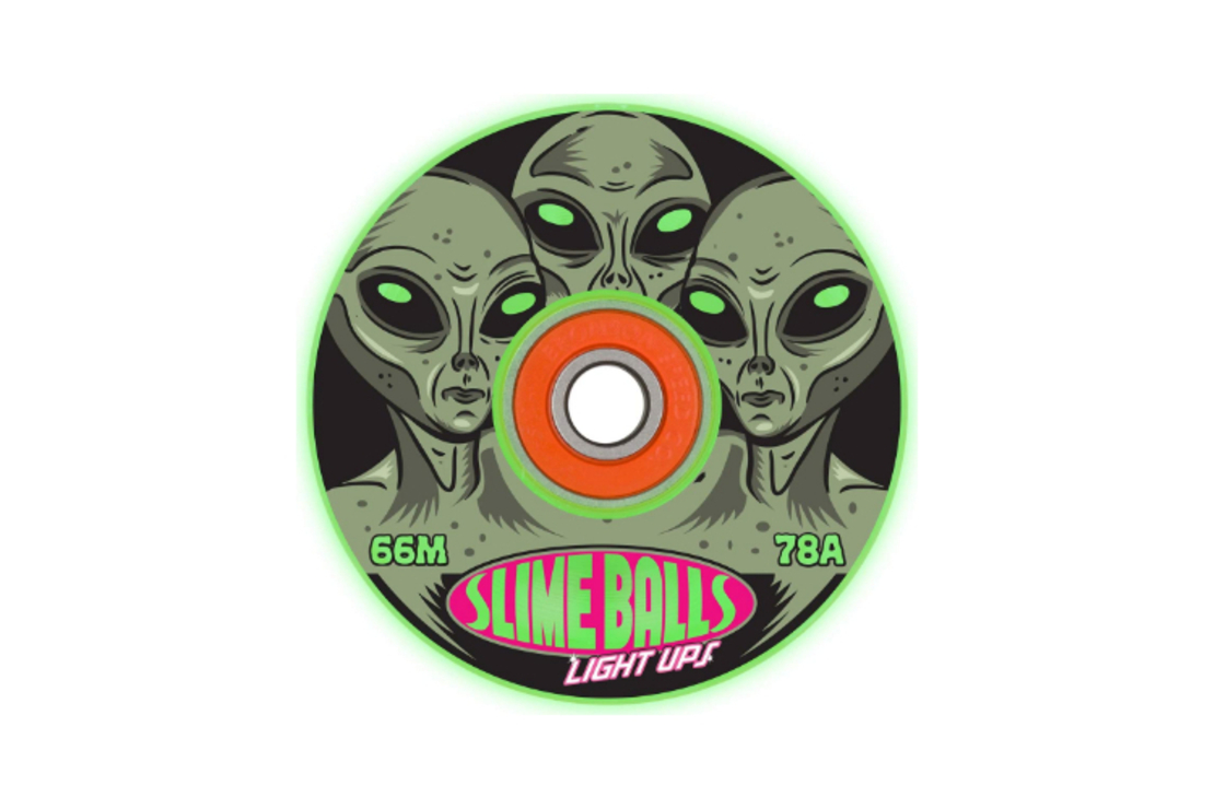 Slime Balls - גלגלים לסקייטבורד 78A בגודל 66MM