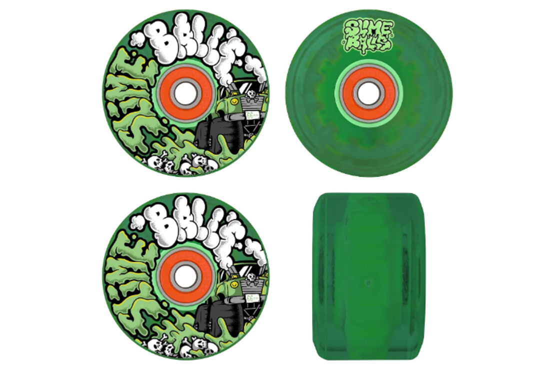 Slime Balls - גלגלים לסקייטבורד 78A בגודל 66MM