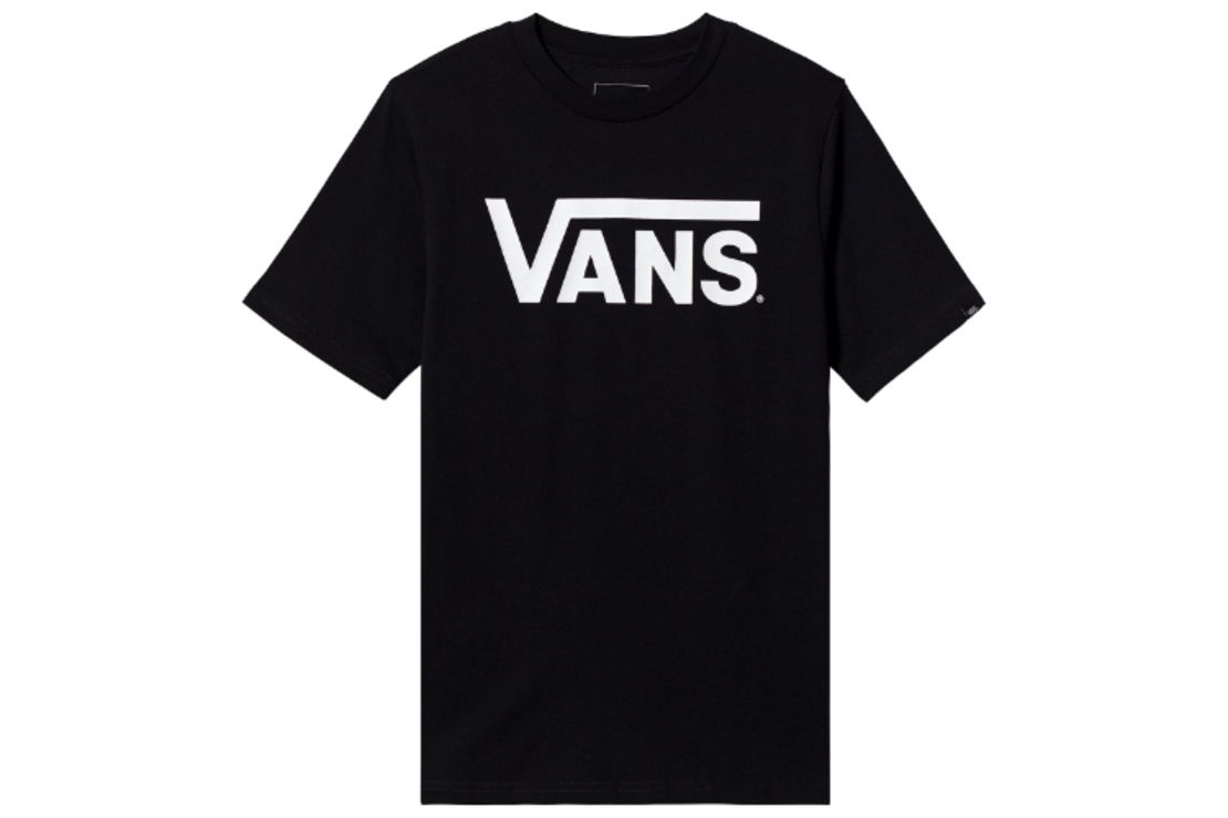 Vans - טי שירט לוגו קלאסית בשחור