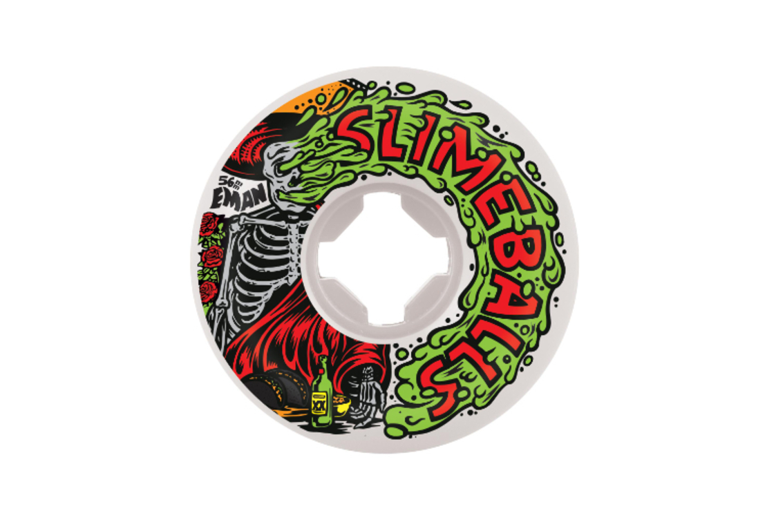 Slime Balls - גלגלים לסקייטבורד 97A בגודל 56MM