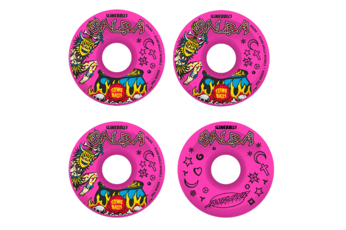 Slime Balls - גלגלים לסקייטבורד 78A בגודל 60MM