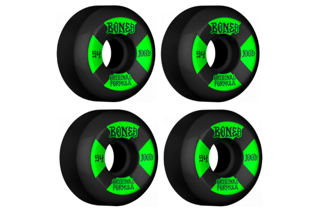 Bones - גלגלים לסקייטבורד 100S OG V5 במידה 54MM