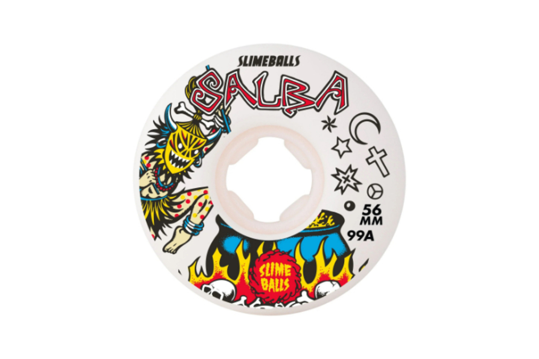 Slime Balls - גלגלים לסקייטבורד 99A בגודל 56MM