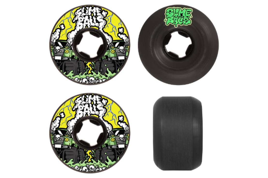 Slime Balls - גלגלים לסקייטבורד 99A בגודל 58MM