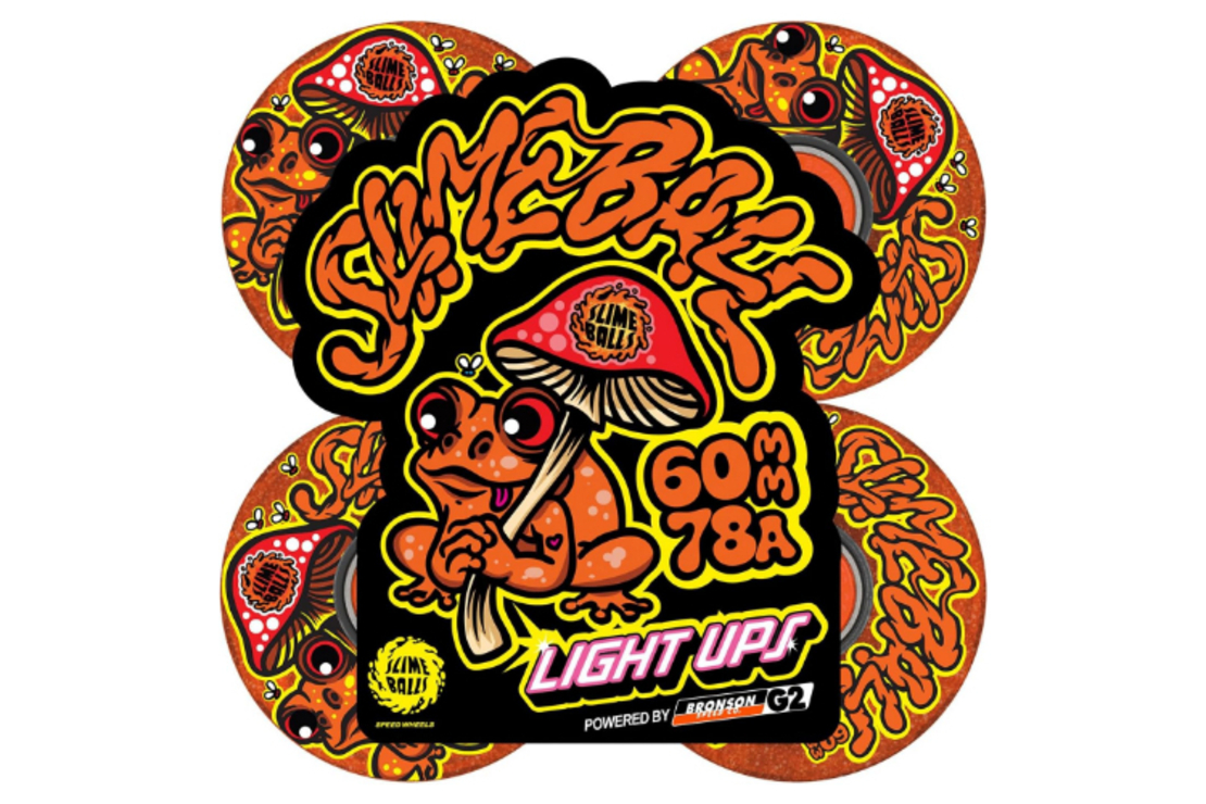 Slime Balls - גלגלים לסקייטבורד 78A בגודל 60MM