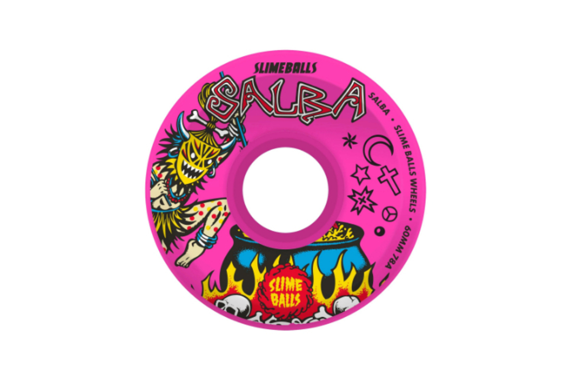 Slime Balls - גלגלים לסקייטבורד 78A בגודל 60MM