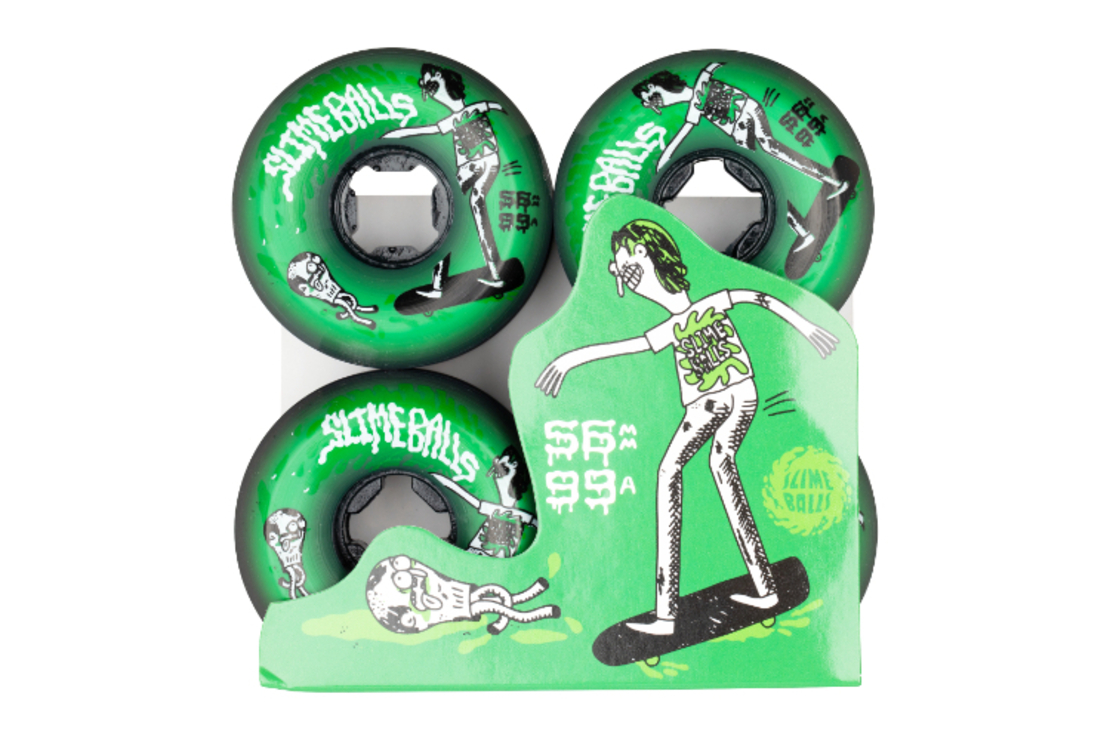 Slime Balls - גלגלים לסקייטבורד 99A בגודל 56MM