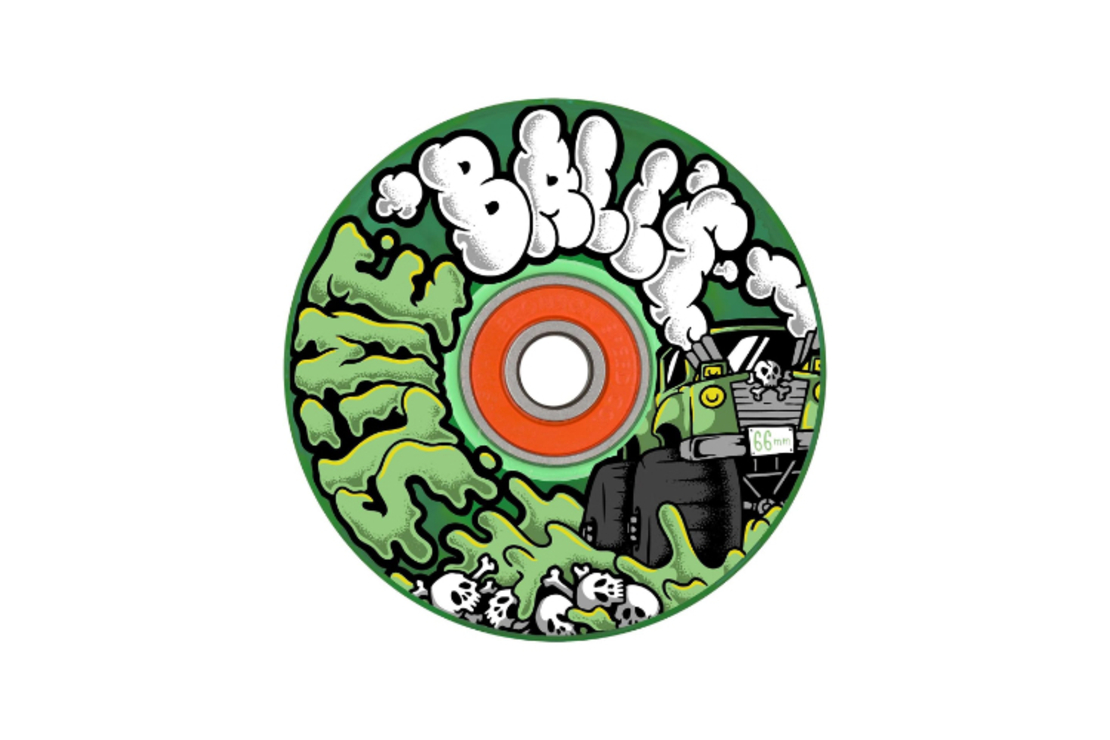 Slime Balls - גלגלים לסקייטבורד 78A בגודל 66MM