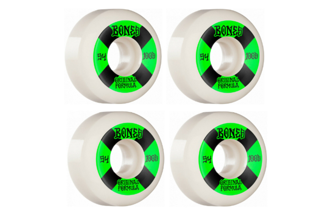 Bones - גלגלים לסקייטבורד 100S OG V5 במידה 54MM