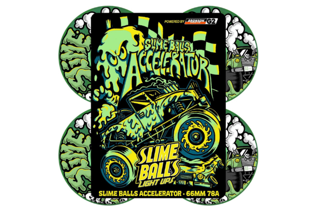 Slime Balls - גלגלים לסקייטבורד 78A בגודל 66MM