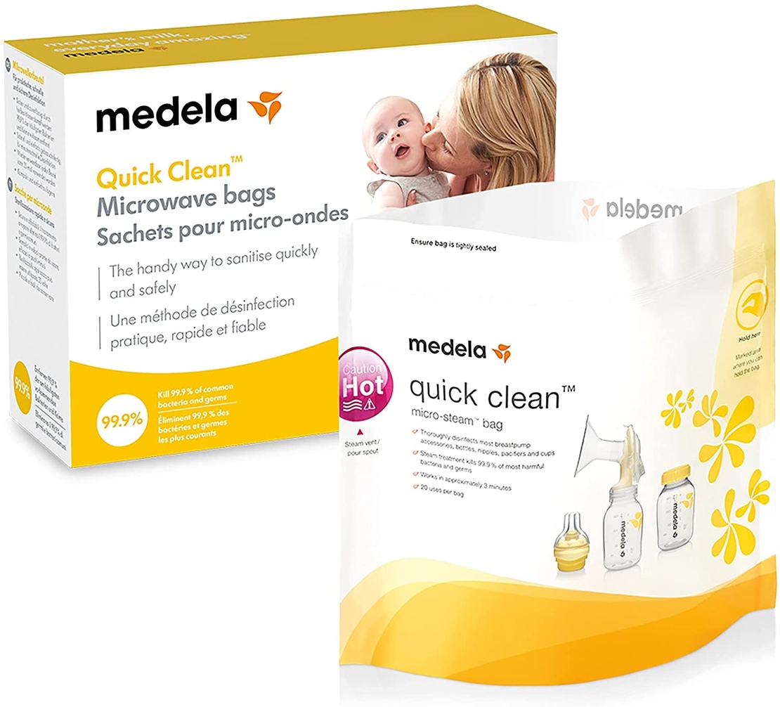 מדלה/ MEDELA - שקיות לחיטוי במיקרוגל (5 יחידות)