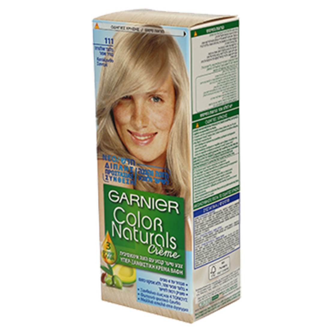 GARNIER / גרנייה - צבע לשיער COLOR NATURALS בגוון בלונד אפור בהיר 111