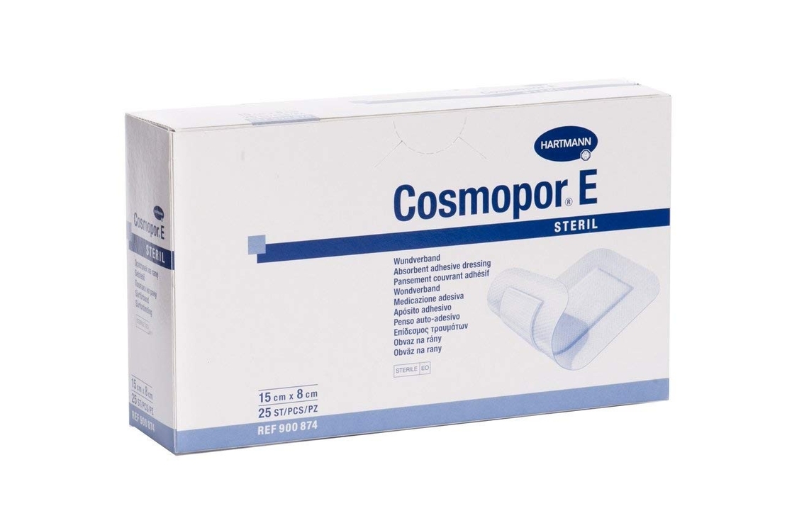 Cosmopor E - פד דביק להגנה וקיבוע גודל 15CM*8CM