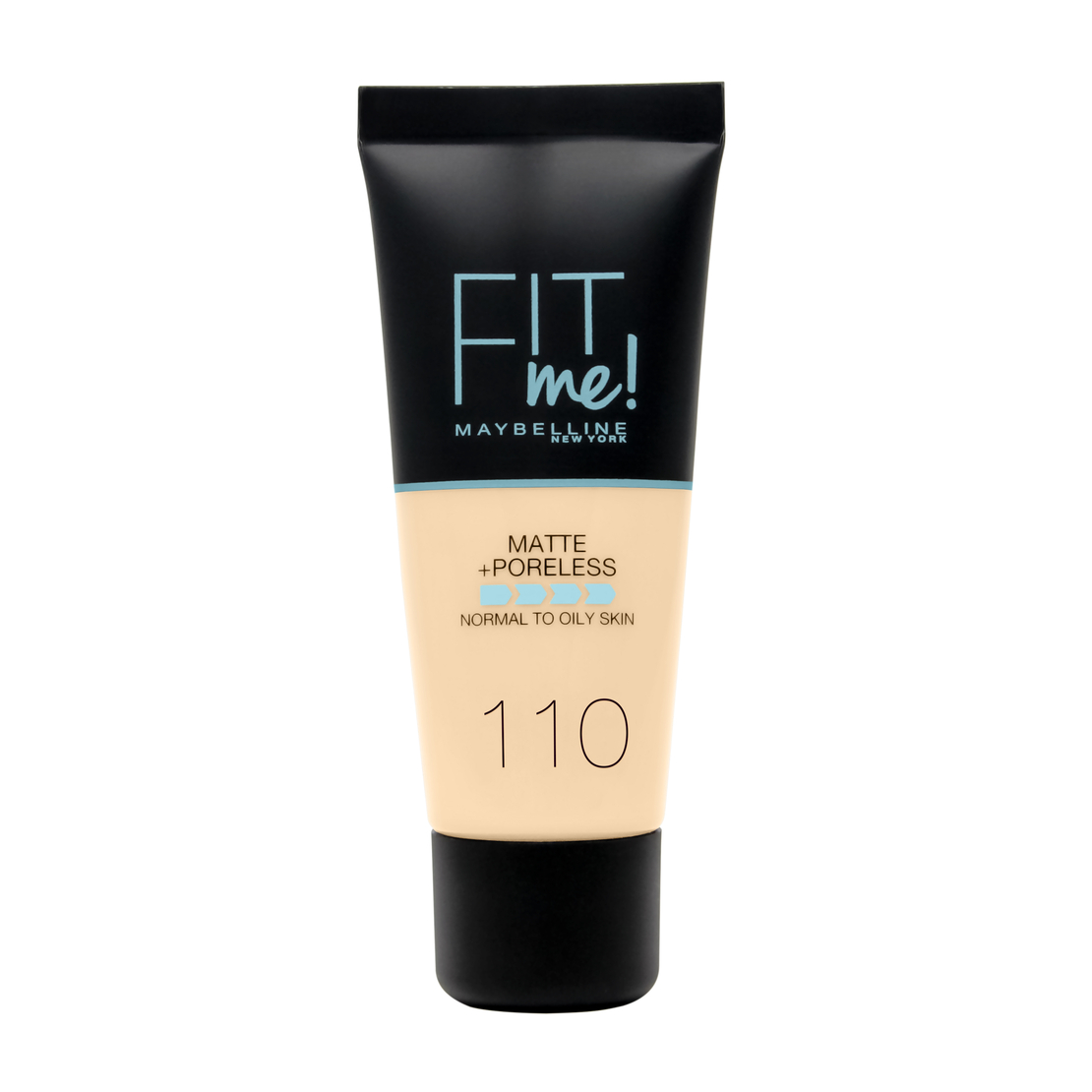 מייק אפ FIT ME! MATTE AND PORELESS של גוון 110 Porcelan