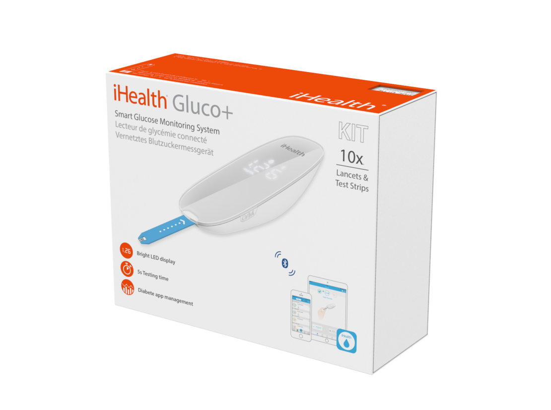 iHealth - ערכת גלוקומטר אלחוטי חכם