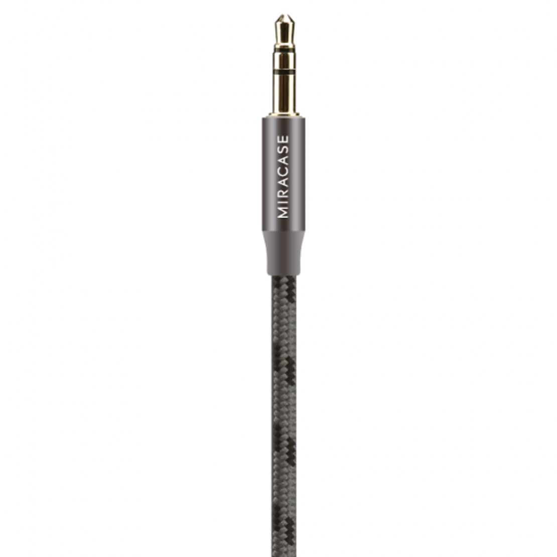 כבל שזור AUX 1.2M    אפור MAC120