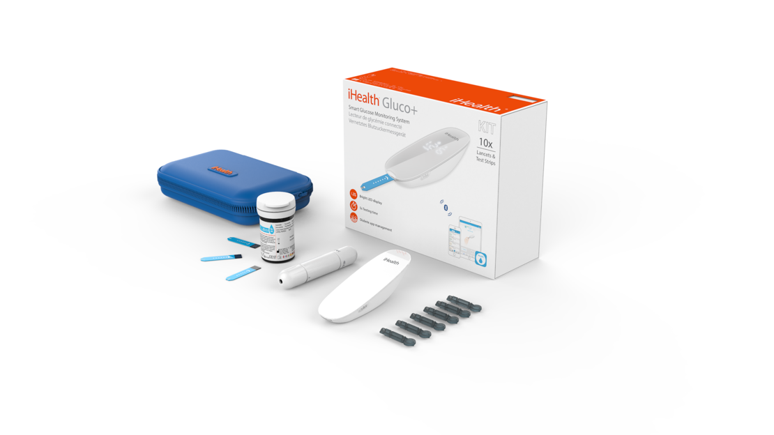 iHealth - ערכת גלוקומטר אלחוטי חכם