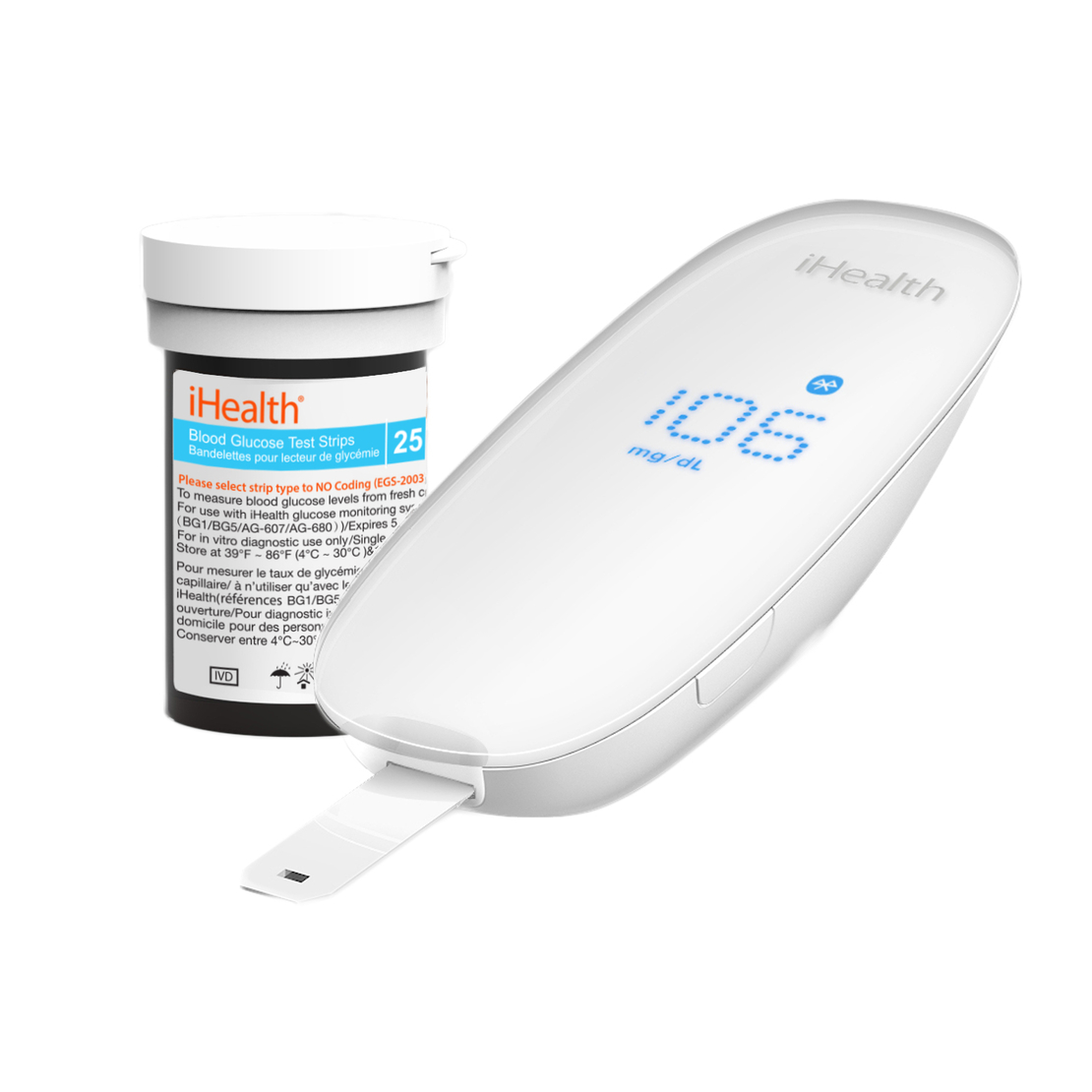 iHealth - ערכת גלוקומטר אלחוטי חכם