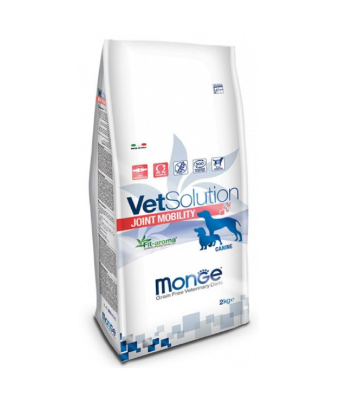 MONGE VetSolution מונג' וט סולושן מוביליטי מזון רפואי לכלבים עם בעיות מפרקים 12 ק