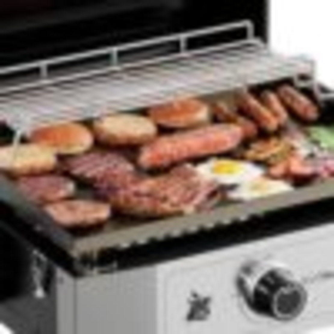 גריל פלאנצ'ה Beefmaster 2 עם עגלה | 2 מבערים ומשטח פלדה 4 מ