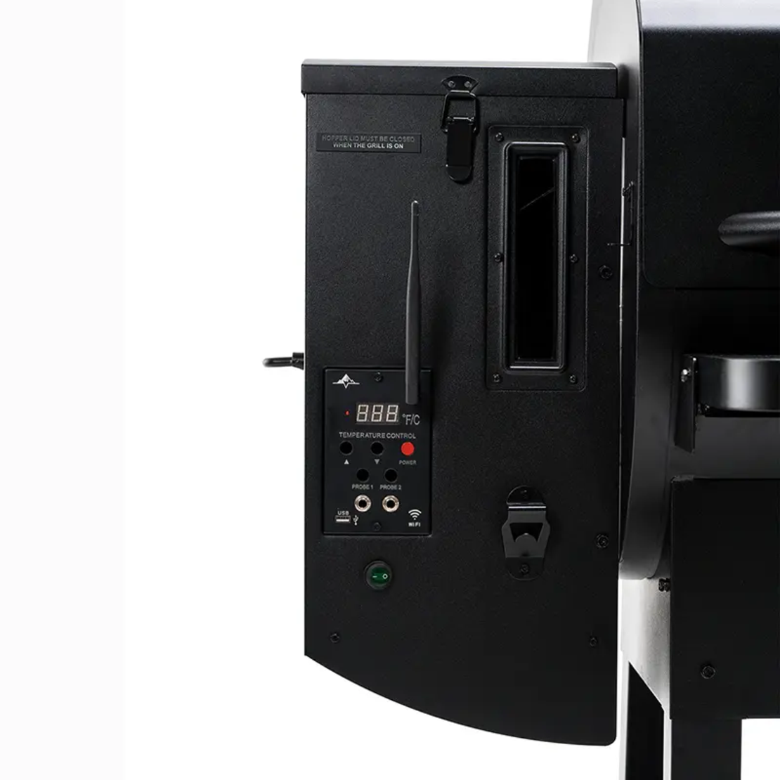 🔥 Green Mountain Grills PEAK PRIME 2.0 – מעשנת פלט חכמה גדולה עם Wi-Fi, שני פרובים ו־AshVac