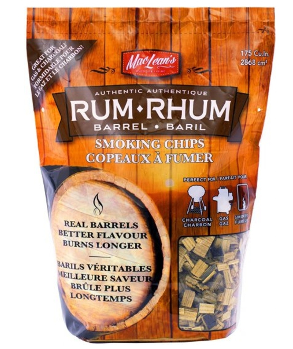 שבבי עץ לעישון-רום - RHUM CHIPS