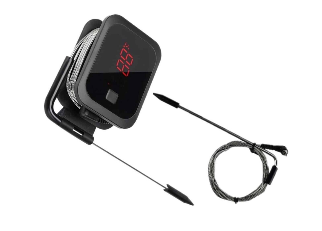 מד חום Bluetooth לבשר INKBIRD IBT-2X – כולל פרוב אחד לגריל, מעשנה וטאבון