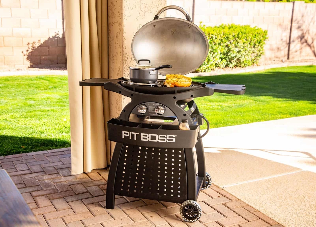 גריל גז 2 מבערים עם עגלה - SPORTSMAN 2 GRILL WITH CART