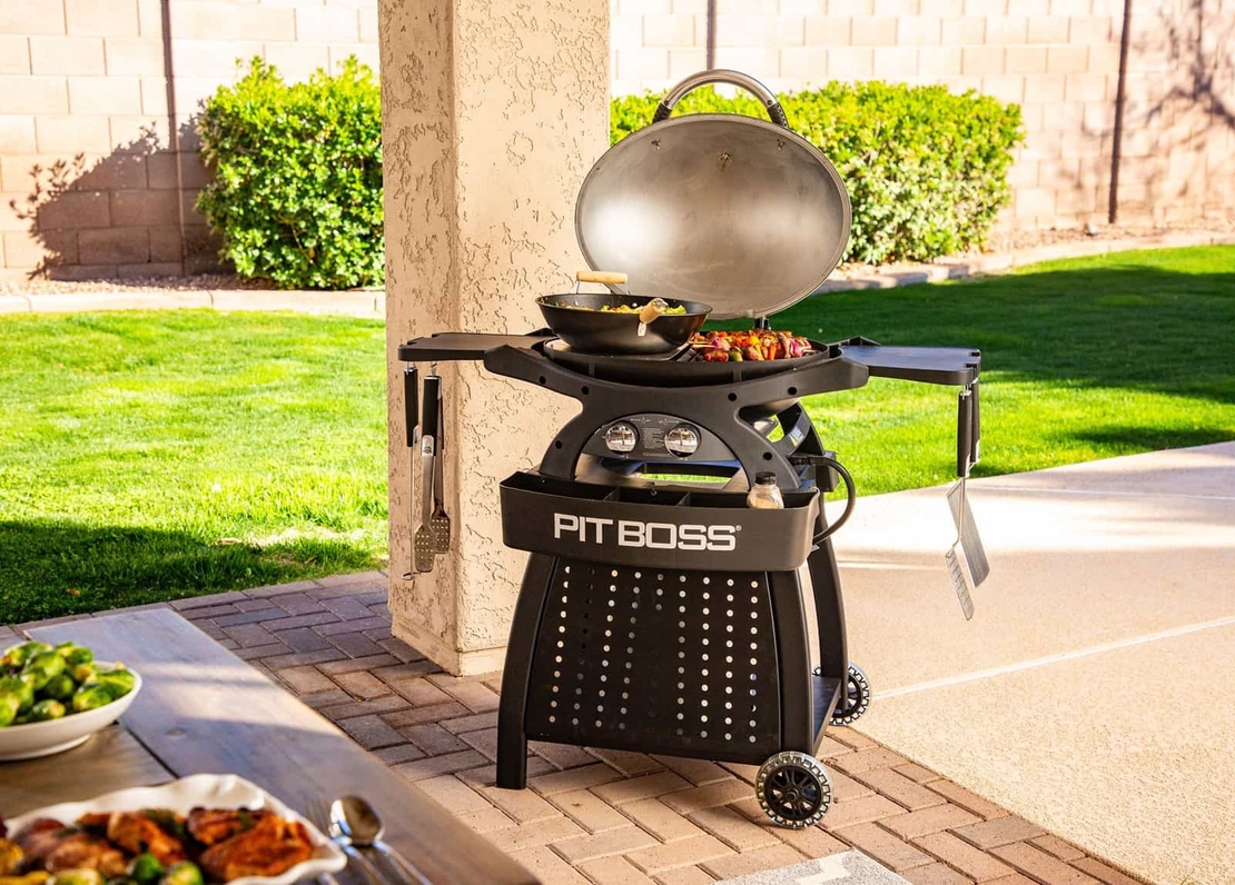 גריל גז 2 מבערים עם עגלה - SPORTSMAN 2 GRILL WITH CART