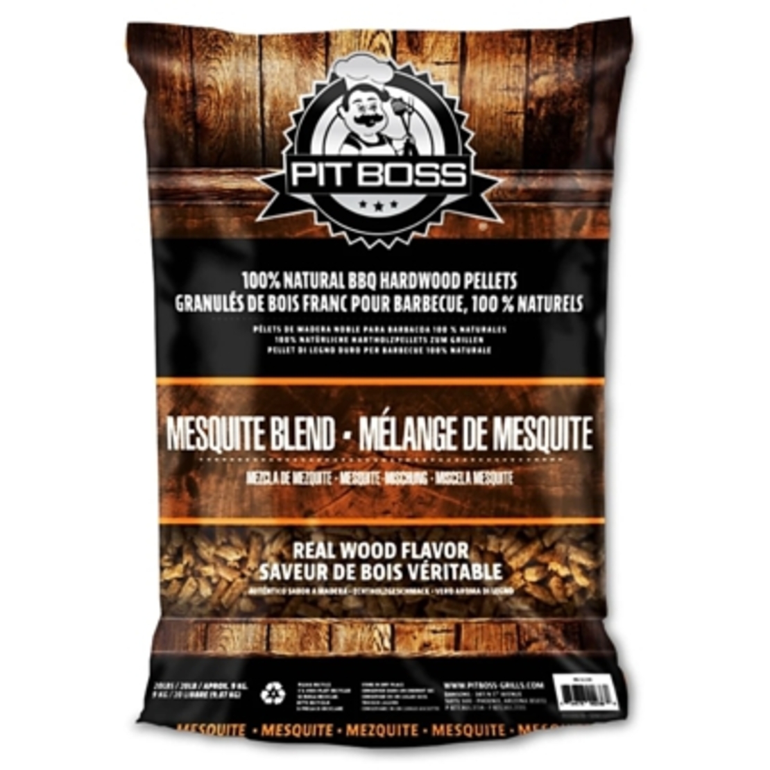 פלט לעישון - מסקיט - MESQUITE BLEND 9KG