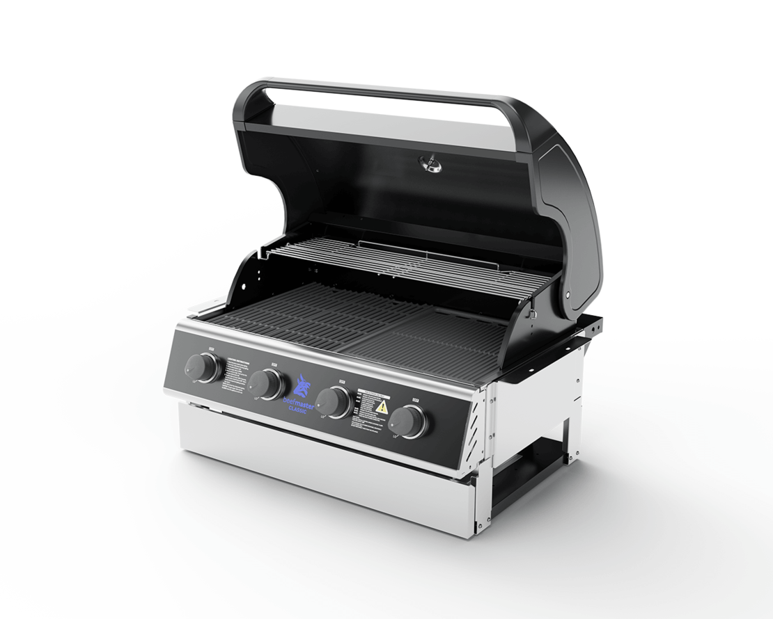 גריל גז בנוי Beefmaster Classic 4 Built-In | 4 מבערים למטבח חוץ