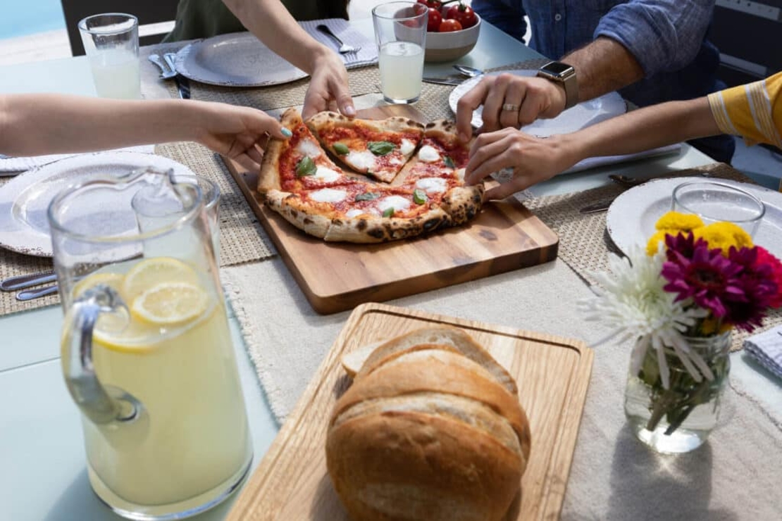 ALFA MODERNO 2 Pizze צהוב – טאבון גז איטלקי לשתי פיצות | עד 500°C