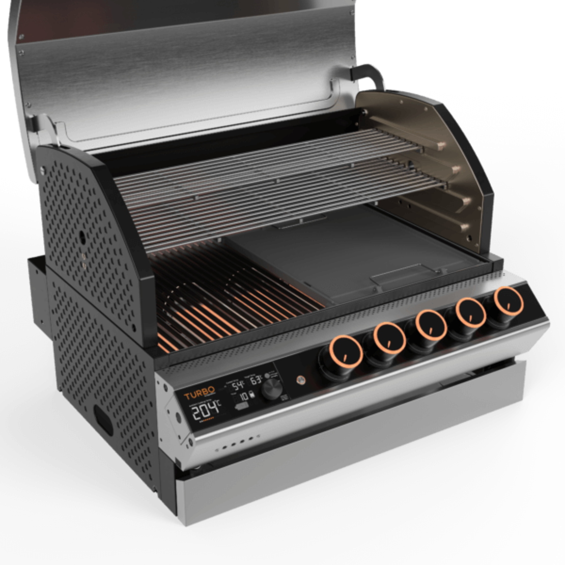 גריל גז Built-In טורבו עלית 5 | Ziegler & Brown Turbo Elite 5 BI עם 5 מבערי אינפרא אדום