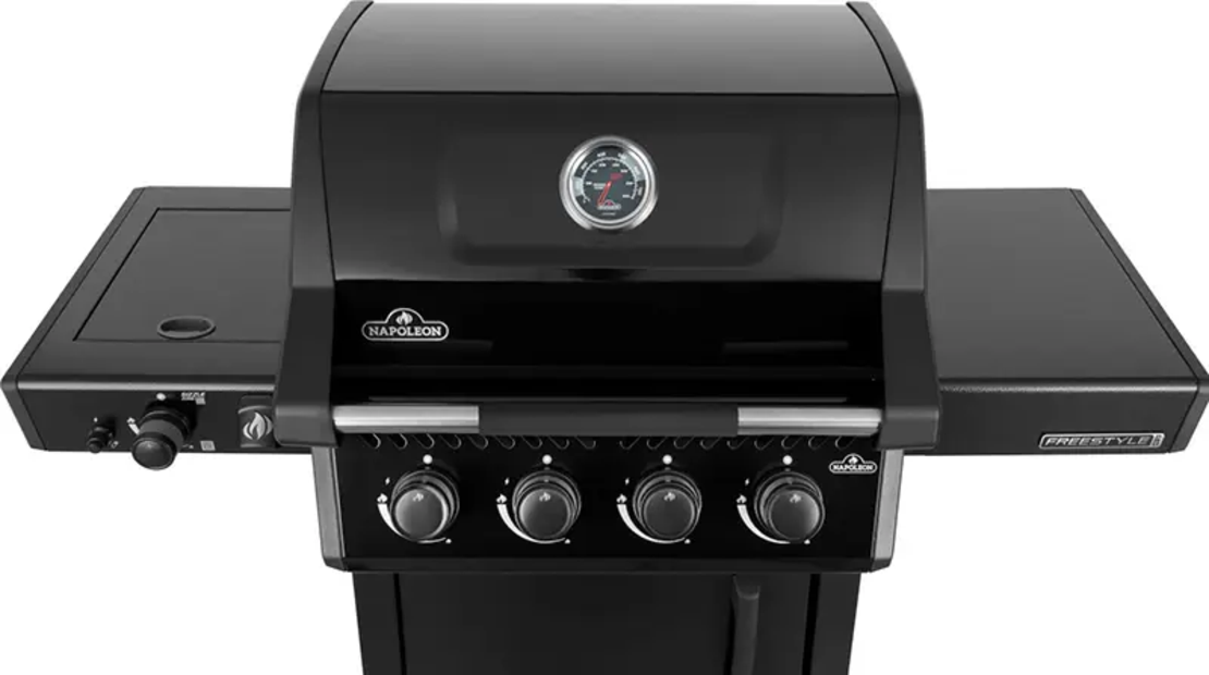 גריל גז Napoleon Freestyle PRO 425 IL עם כירת אינפרא אדום SIZZLE ZONE™ – שחור | 4 מבערים