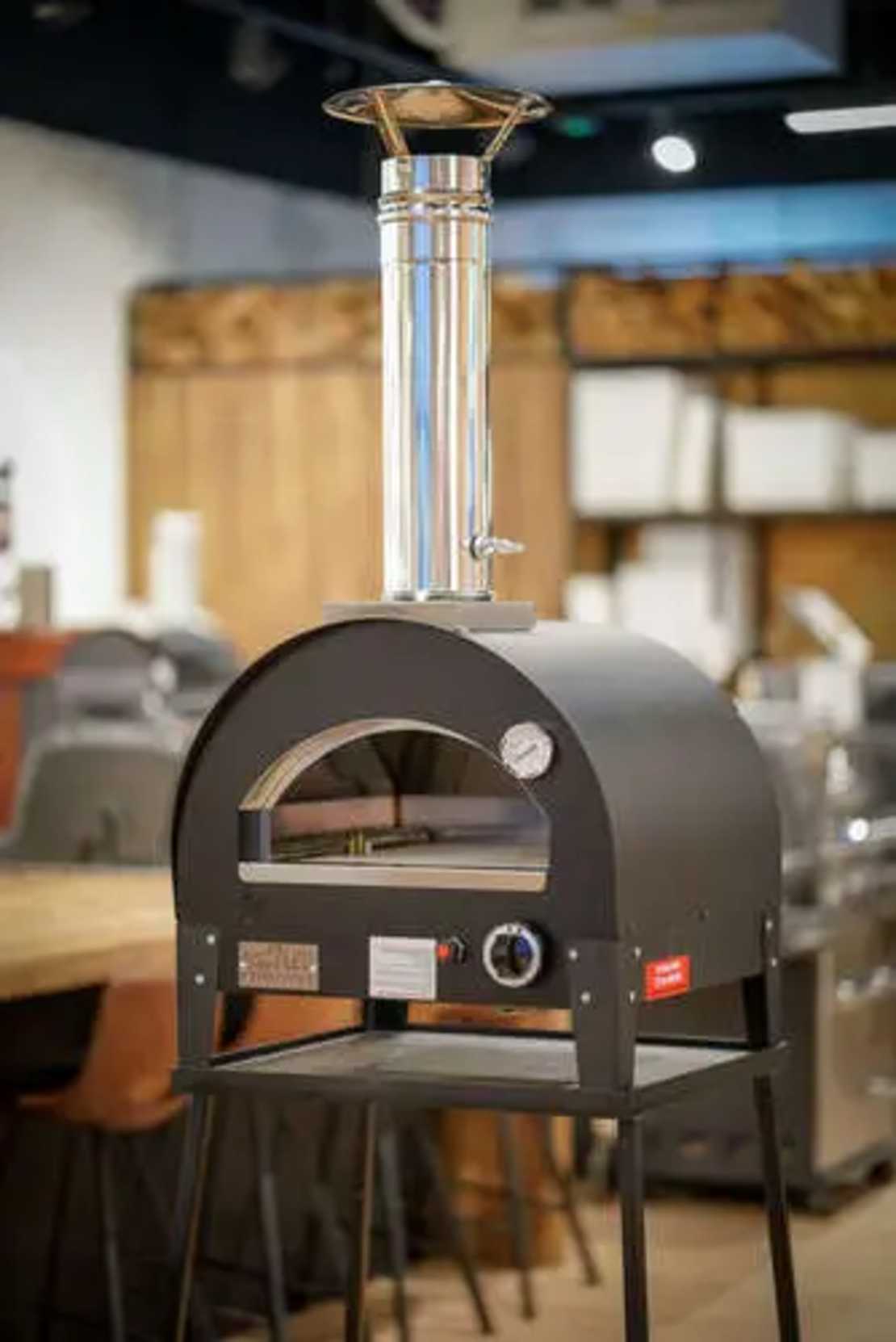 טאבון גז LEO מבית Fontana Forni – טאבון איטלקי מקצועי לפיצה ובישול חוץ