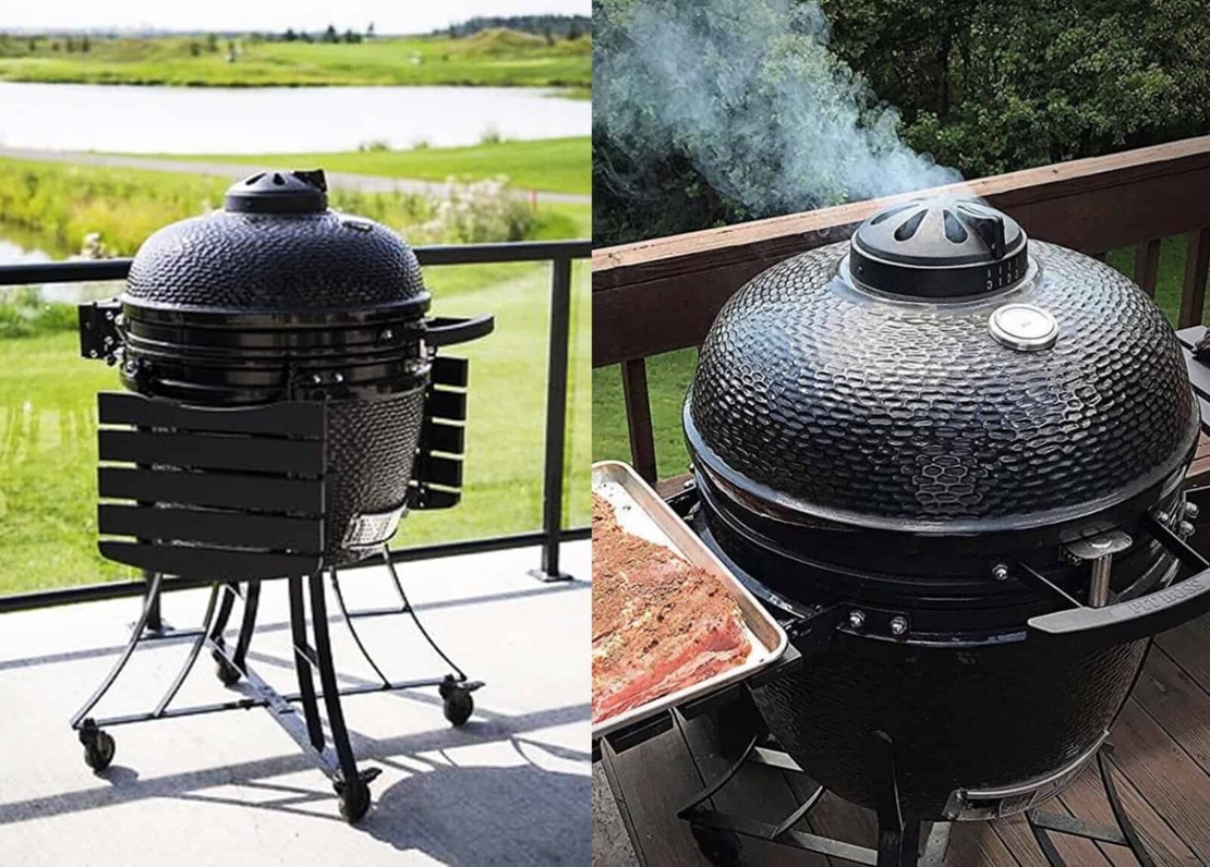 Kamado XL K24 Red/black - מעשנת קמאדו