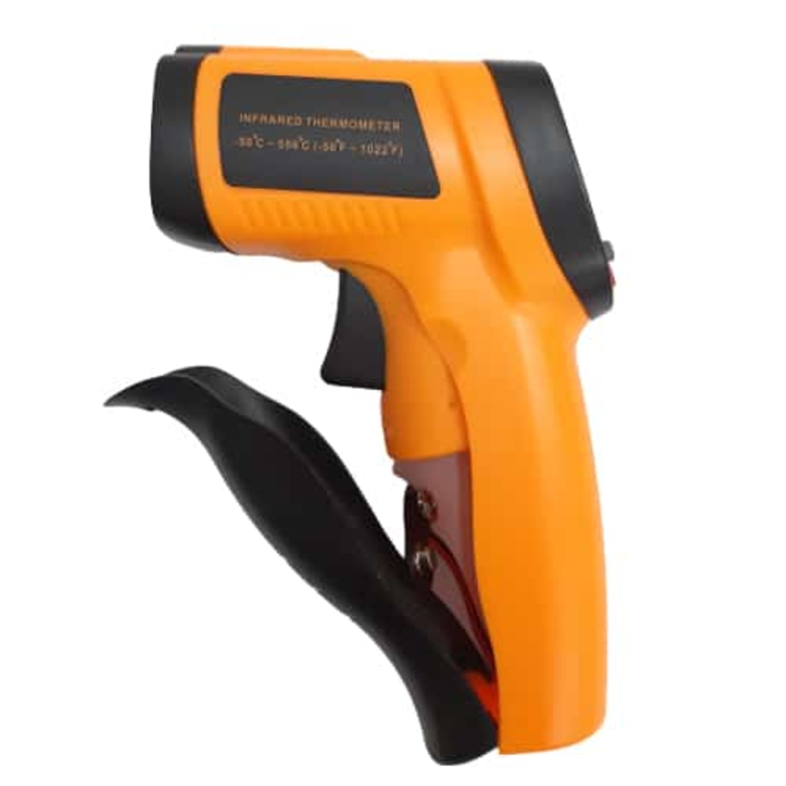 מדחום לייזר דיגיטלי עד 550°C – מד חום אינפרא אדום לטאבון, גריל ופלאנצ'ה