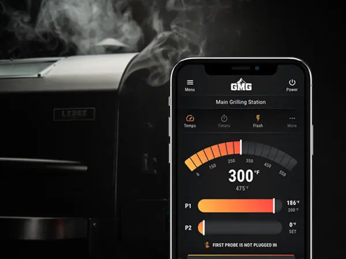 🔥 Green Mountain Grills LEDGE PRIME 2.0 – מעשנת פלט חכמה עם Wi-Fi, שני פרובים ו־AshVac