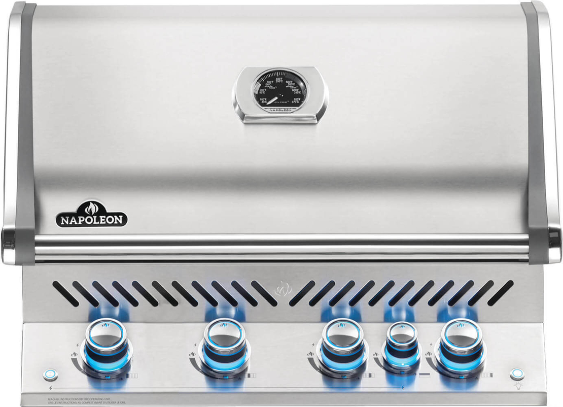 גריל גז מובנה Napoleon Prestige PRO 500BI IL | 4 מבערים + רוטיסרי | Built-In נירוסטה