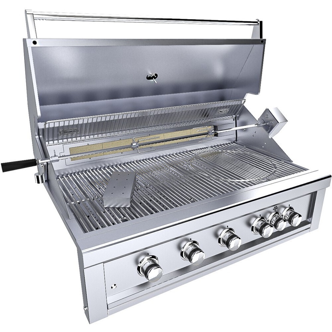 CAESAR GRILL JULIUS 5 BUILT IN גריל גז בילט אין מנירוסטה 304 עם מבער אינפרא אדום