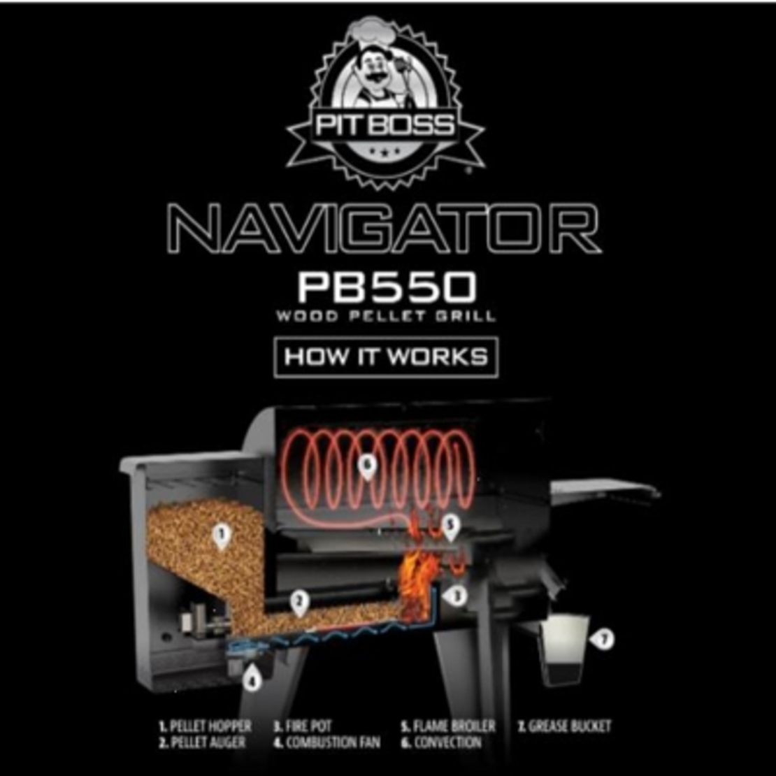 מעשנת פלט - פיטבוס - NAVIGATOR 550