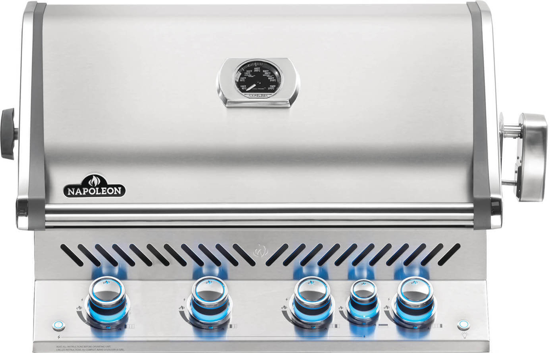 גריל גז מובנה Napoleon Prestige PRO 500BI IL | 4 מבערים + רוטיסרי | Built-In נירוסטה