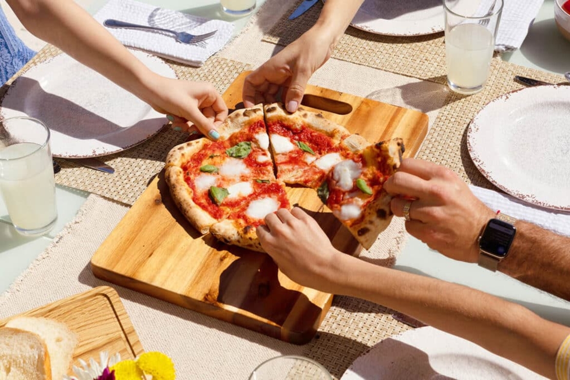 ALFA MODERNO 2 Pizze צהוב – טאבון גז איטלקי לשתי פיצות | עד 500°C