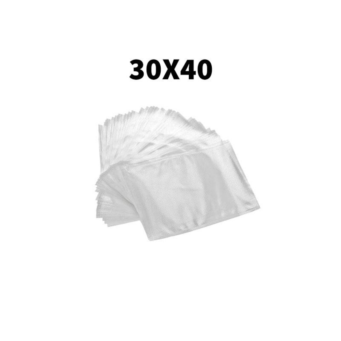 שקיות ואקום מחורצות במידה 40*30