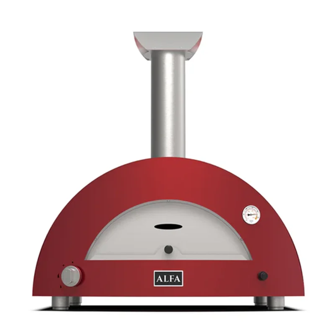 ALFA MODERNO 2 Pizze אדום – טאבון גז איטלקי לשתי פיצות | עד 500°C