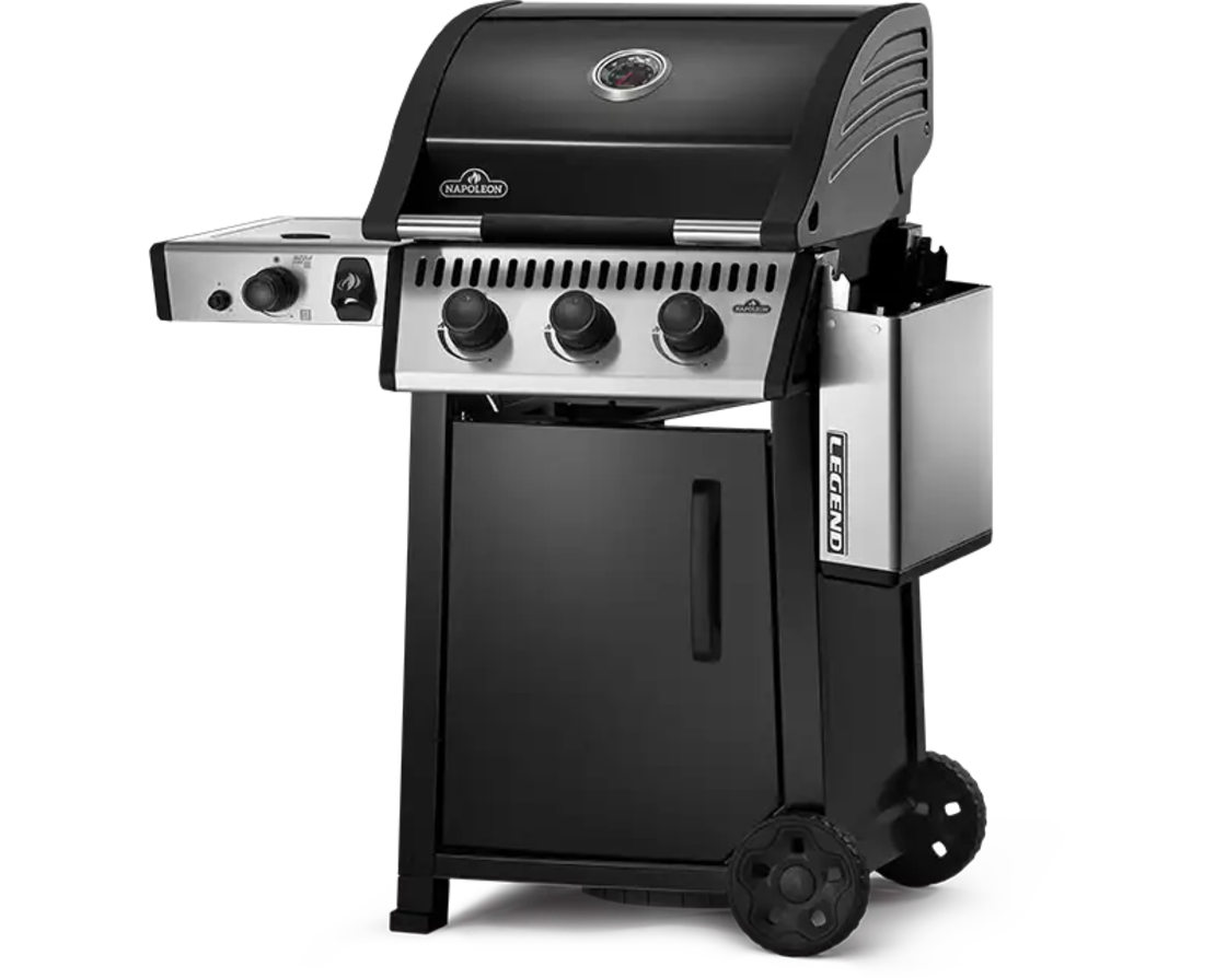 גריל גז Napoleon Legend 365SIB IL מנירוסטה עם כירת אינפרא אדום SIZZLE ZONE™ – 3 מבערים