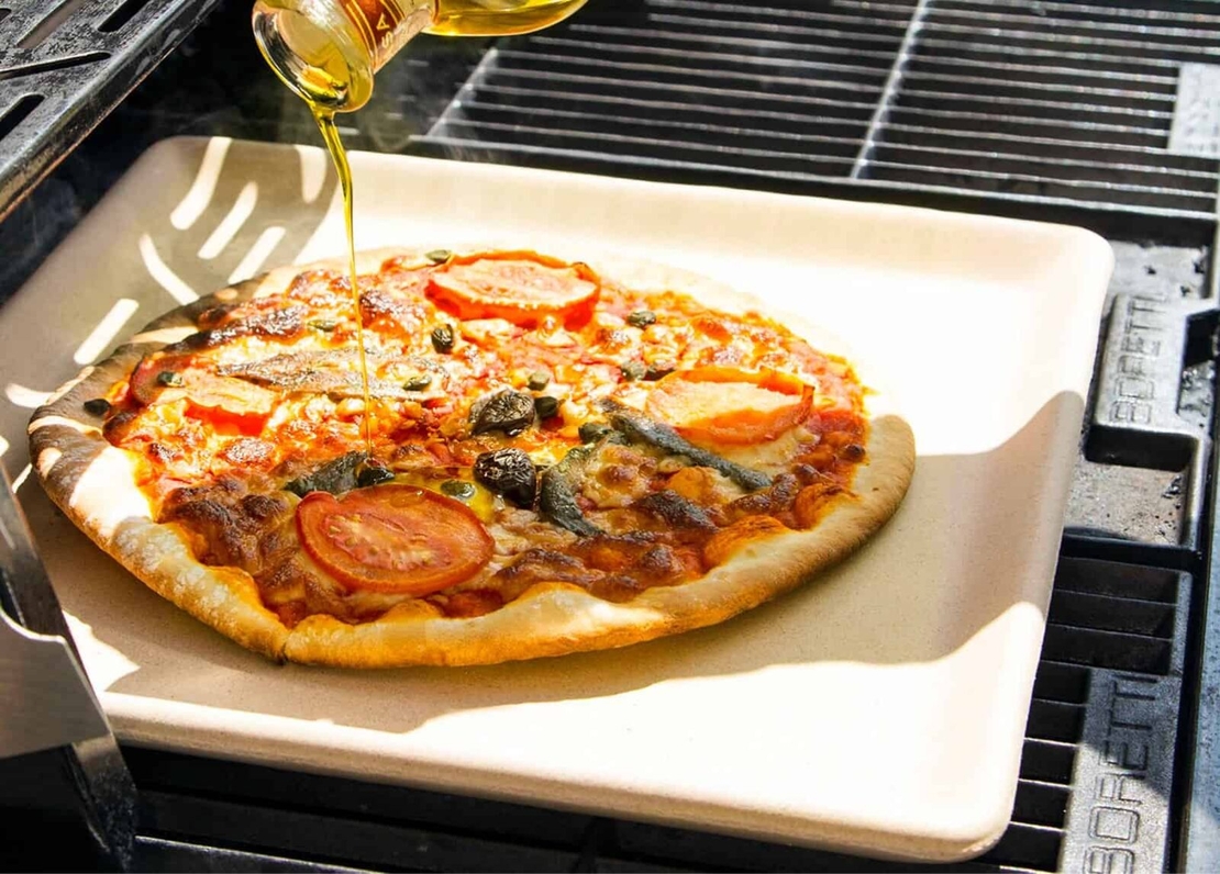 Boretti Pizza Stone אבן פיצה מרובעת 35x35