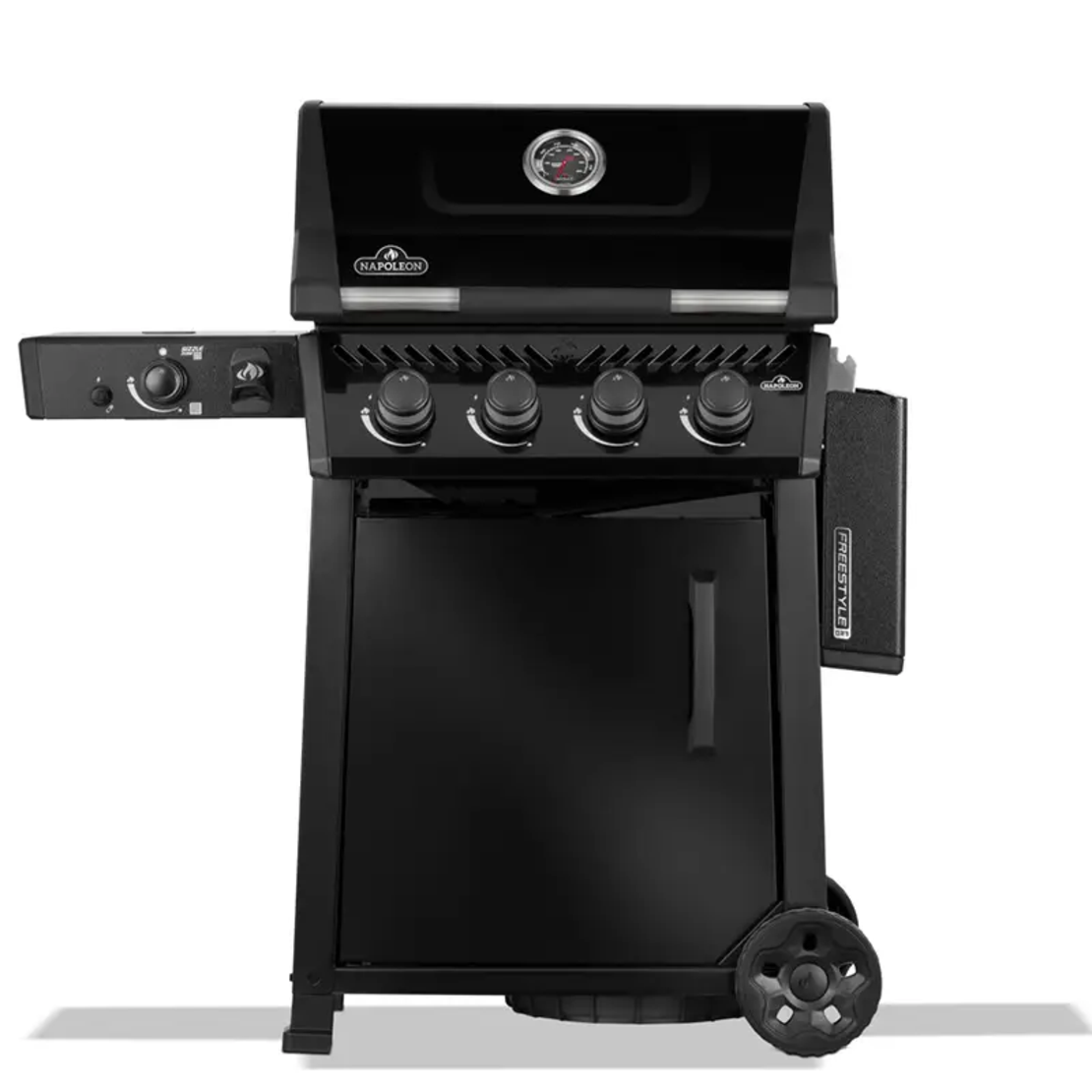 גריל גז Napoleon Freestyle PRO 425 IL עם כירת אינפרא אדום SIZZLE ZONE™ – שחור | 4 מבערים