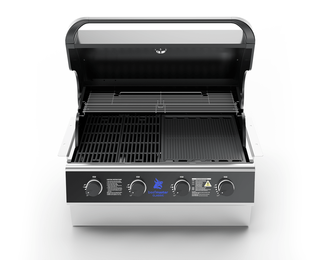 גריל גז בנוי Beefmaster Classic 4 Built-In | 4 מבערים למטבח חוץ