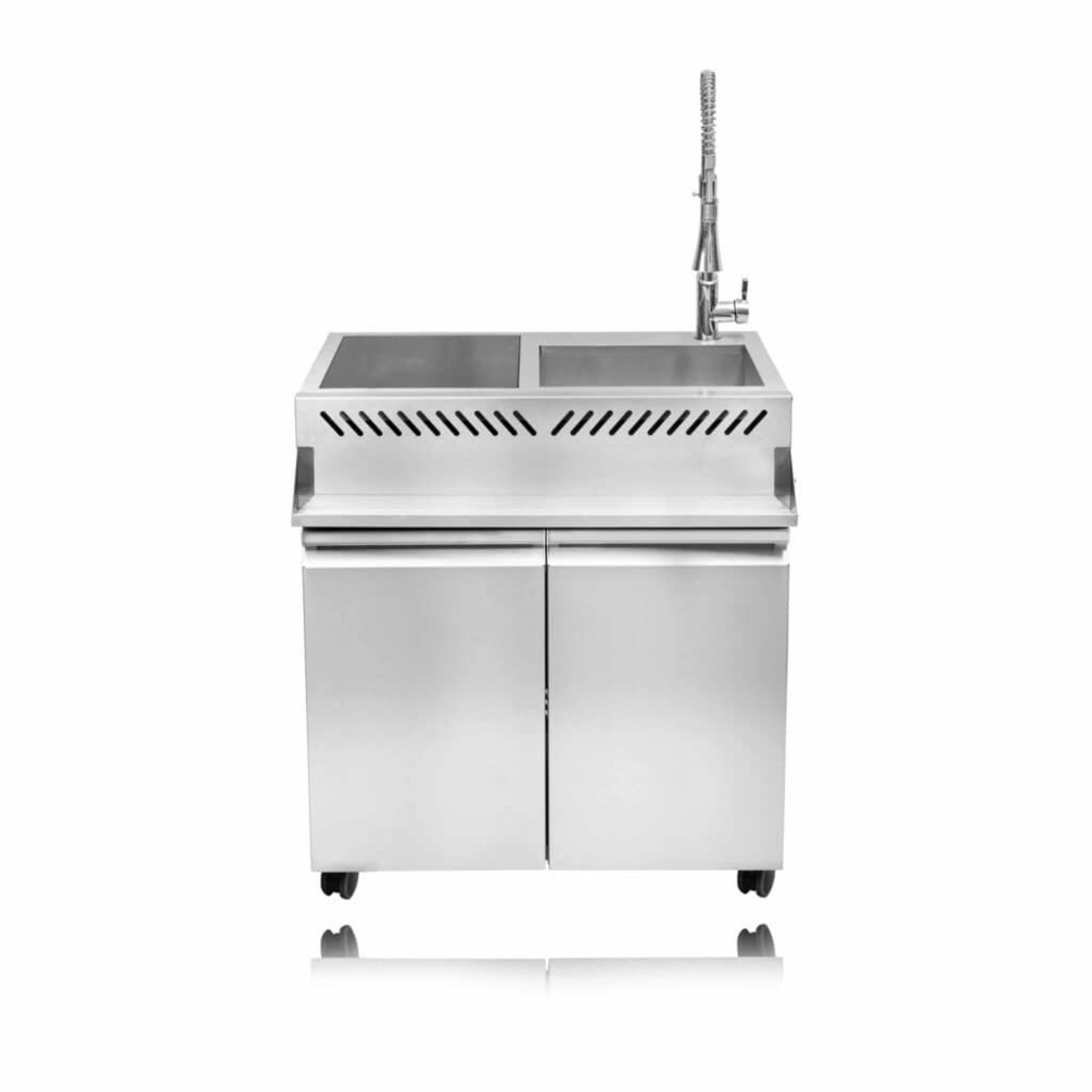 גריל גז Napoleon Prestige PRO 500 RSIB IL נירוסטה + יחידת כיור מקורית Prestige PRO 500 | מטבח חוץ מודולרי